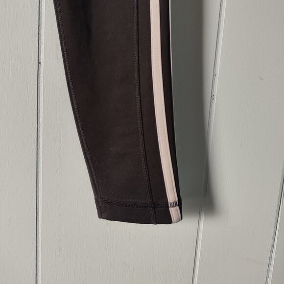Black Adidas Climalite High Rise 3 Stripe Legging Sz S - Picture 4 of 7